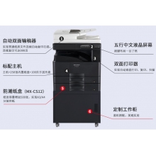 夏普（SHARP）BP-M2522R 復(fù)印機(jī) A3黑白激光多功能一體機(jī)（標(biāo)配+第二紙盒+工作臺(tái)落地）